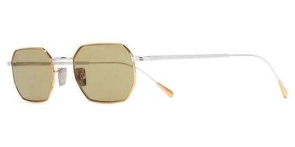 Cutler and Gross Sun Aurum 0005 04 Rhodium 24KT Gold - As Seen On Hannah Dodd
