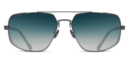 Matsuda Sun M3111 MBK with Mesh Side Shield with Blue Gradient