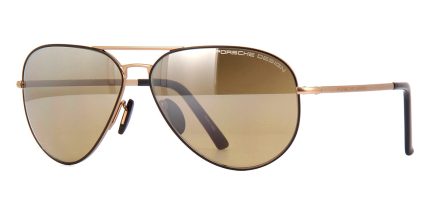 Porsche Design 8508 S Matte Gold Aviators