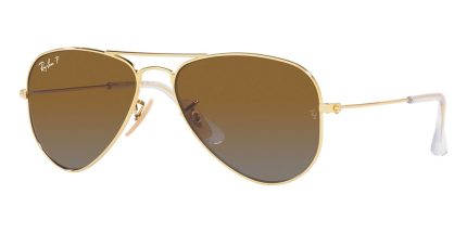 Ray-Ban Kids Aviator RJ 9506S 223/T5 Polarised Childs Frame